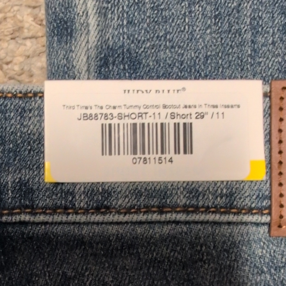 Judy Blue Classic Blue Boot Cut Jeans - Picture 7 of 9